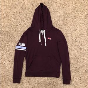 Maroon Victoria’s Secret Pink Sweatshirt Pullover